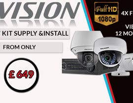 Nro 27 kilpailuun Homepage Banner for CCTV Sales &amp; Installation Website (Supply/fit) käyttäjältä somasaha979