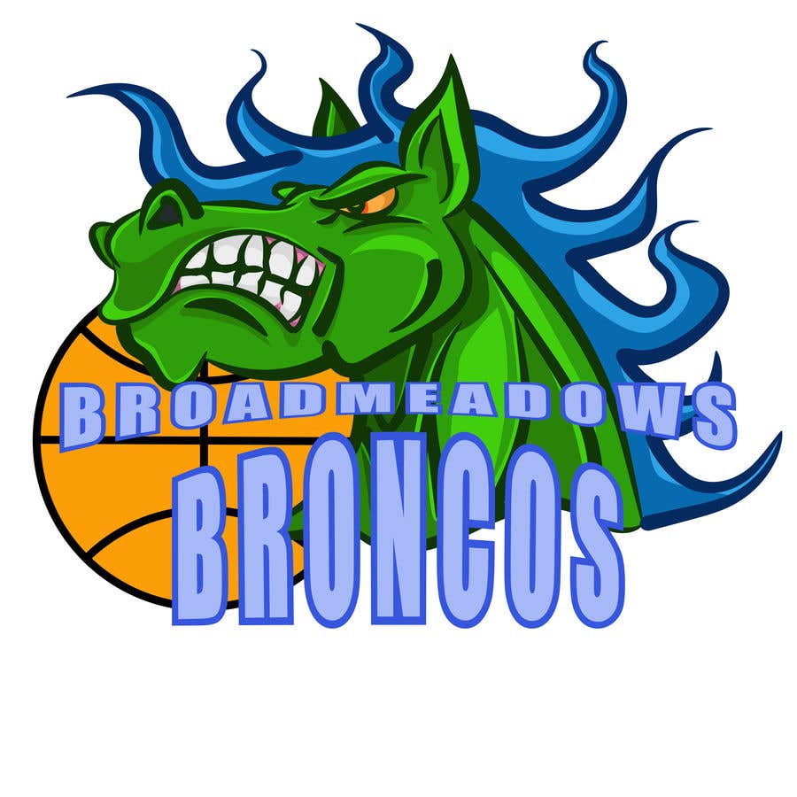 Contest Entry #32 for                                                 We like the Timberwolves & Dallas Wings logos & are looking for a graphical logo. Must include a bronco & a basketball (or half ball) in the logo. Logo needs to be high res & able to be used on signage & uniforms

(www.broadmeadowsbasketball.com.au)
                                            