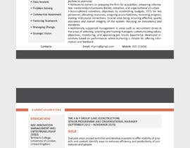 #29 for Only 2 Pages! Designs for a CV - Content Provided by iroshjaya