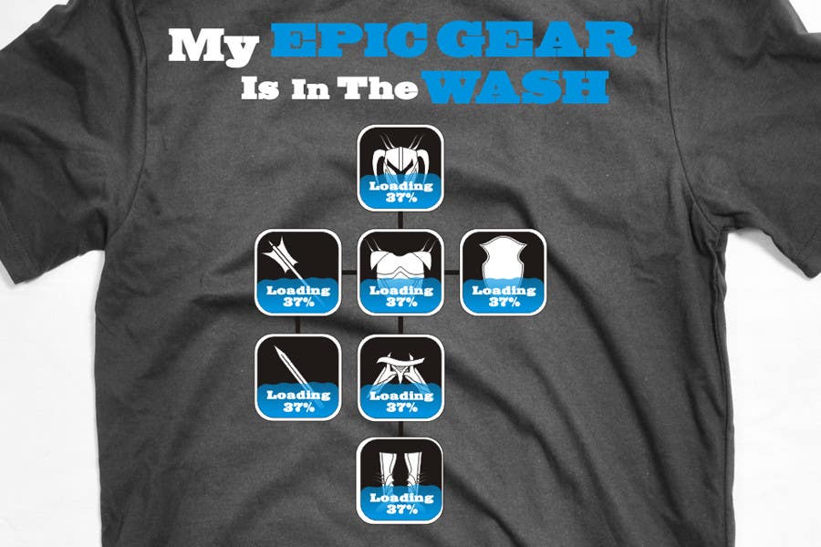Συμμετοχή Διαγωνισμού #75 για                                                 Gaming theme t-shirt design wanted – Epic Gear
                                            