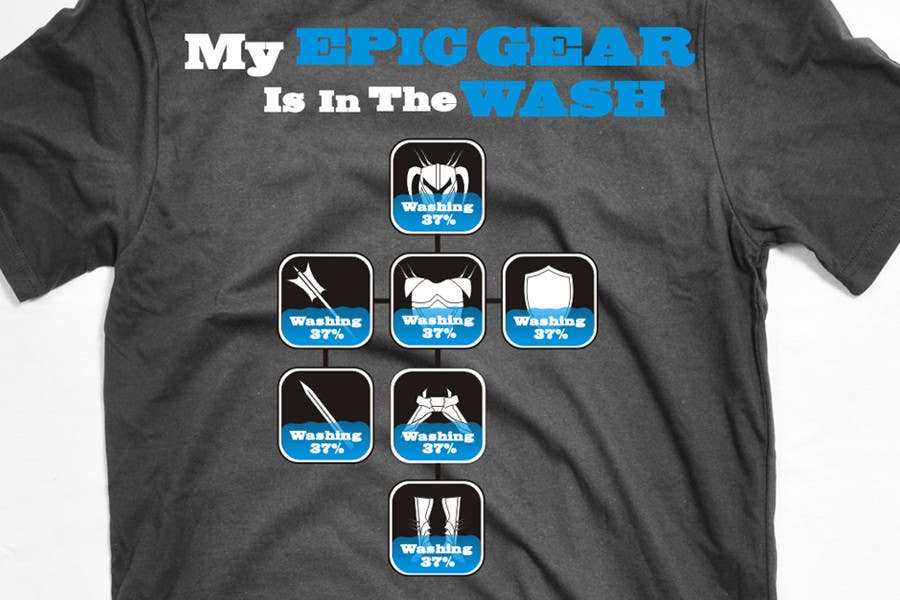 Tävlingsbidrag #108 för                                                 Gaming theme t-shirt design wanted – Epic Gear
                                            