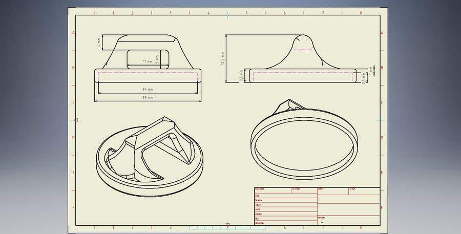 Entri Kontes #24 untuk                                                CAD drawing design and 3D Modeling for a small connector
                                            