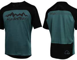 #41 for Design a Mountainbike Jersey for Alpbrothers Mountainbike Guiding by nobelahamed19