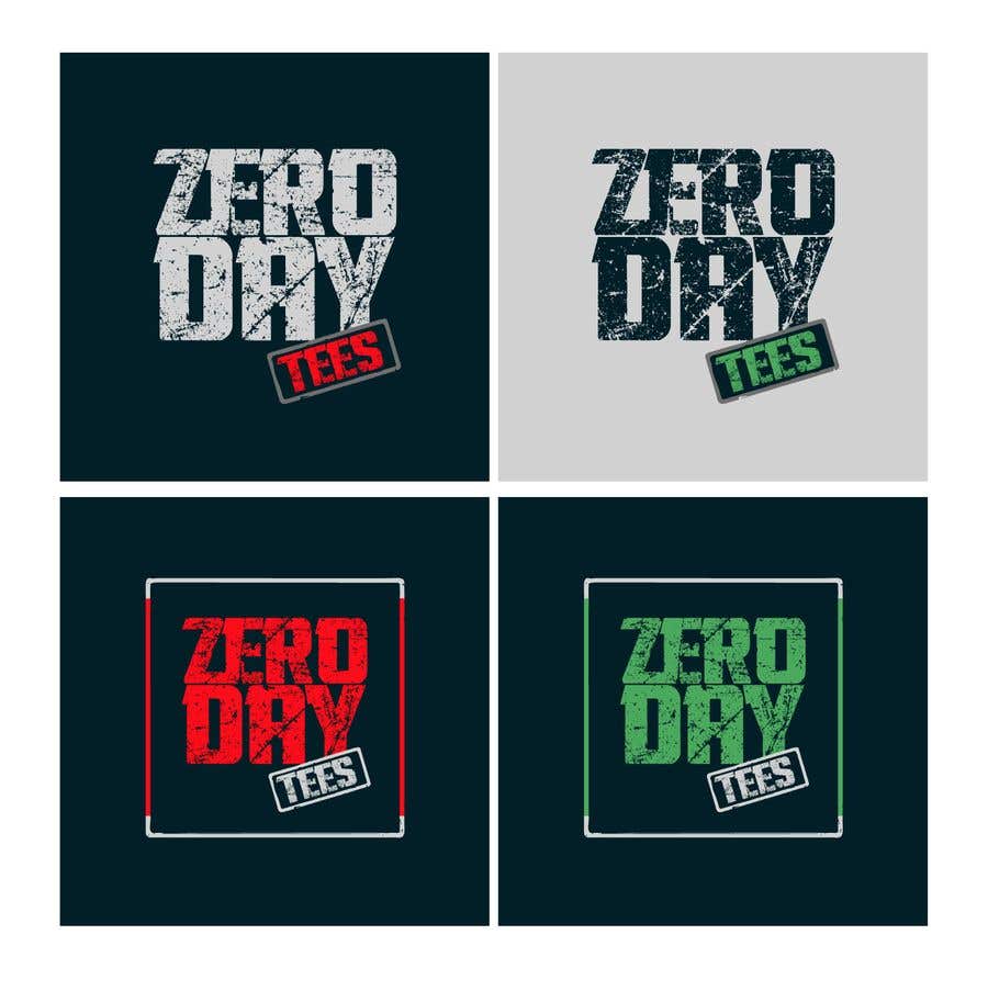 Penyertaan Peraduan #360 untuk                                                 Logo Design for a 1 Day Delivery T Shirt Brand – ZERO DAY TEES
                                            