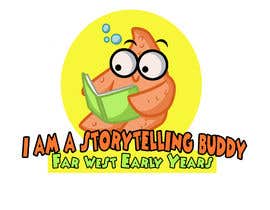 #12 ， An image of either;

An Echidna
A Wombat
A starfish

reading a book. Including the text “I AM A STORYTELLING BUDDY”

Then smaller subtext “Far West Early Years”

This is for children aged between 0-4 years.

CUTE
CUDDLY 来自 ibrahimkaldk
