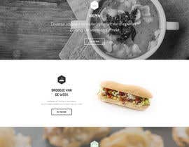 #62 para Design homepage for website bakery de CreativeWolf33