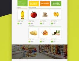 #11 for Website design for online grocery store,just the psd by aleemnaeem