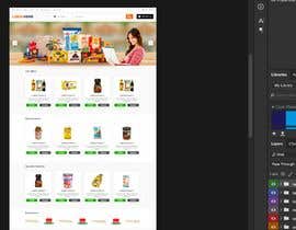 #2 for Website design for online grocery store,just the psd by muditbhutani