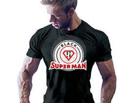 #25 per Black Superman Tshirt da elliondesignidea
