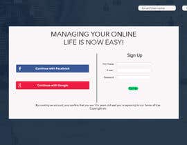 #4 for Minimalistic landing page for a social site by kushagra2569