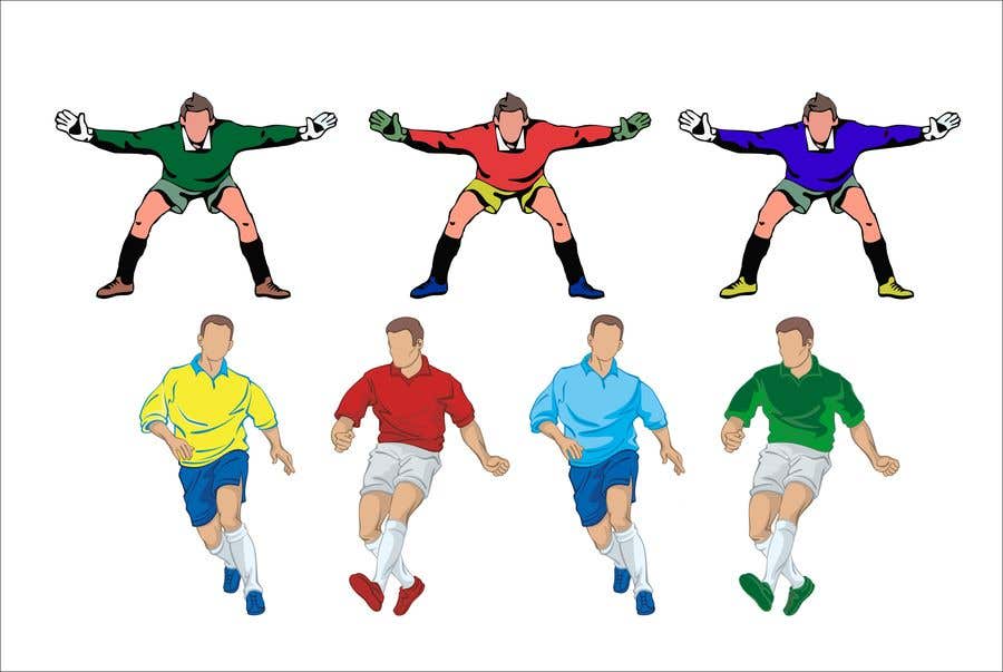 Konkurrenceindlæg #2 for                                                 Soccer players ilustrations
                                            