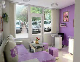 nº 3 pour Interior design of beauty ladies salon (3d render) + furniture layout par ya5285 