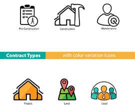 #42 untuk Design an icon-set for our Residential Construction CRM Software oleh JA838