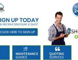 #33 para &quot;Sign Up Today&quot; Banner por Dineshaps