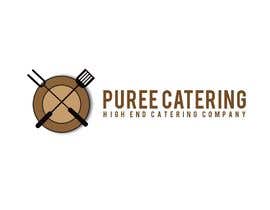 #14 for high end food catering company, called ( Puree ) .
-something simple elegant and modern . 
- one color only to use ( black, or dark blue, or maroon ).   
-your creative ideas are needed i want to see diferent options. by MezbaulHoque