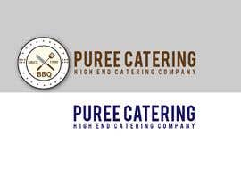 #16 for high end food catering company, called ( Puree ) .
-something simple elegant and modern . 
- one color only to use ( black, or dark blue, or maroon ).   
-your creative ideas are needed i want to see diferent options. by MezbaulHoque