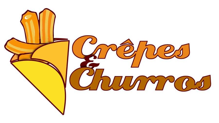 Contest Entry #12 for                                                 Logo needs to be clear and simpel and easy to read with something iconic. We make crepes and churros that is also our name crêpes and churros.

The logo has to fit allong with the other franchise logos deplayed in the attachments.
                                            