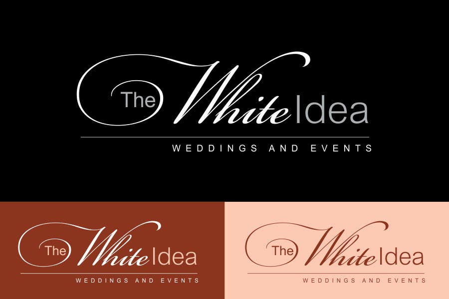 Tävlingsbidrag #538 för                                                 Logo Design for The White Idea - Wedding and Events
                                            