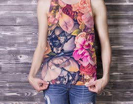 #84 para Design printed floral vest de kaushambimoitra