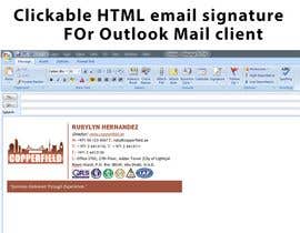 nº 26 pour Design a Email Signature for Corporate usage - HTML par kowsur777 