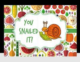 #16 for &quot; You SNAILED it&quot; greeting card by ConceptGRAPHIC