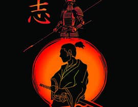 nº 16 pour Samurai Fires of Intention Shirt Design par CodyCanada 