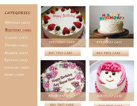 #9 για Cake website design (no html required) από ghada2013