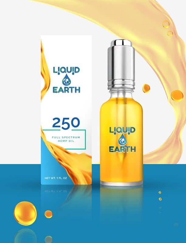 Wasilisho la Shindano #21 la                                                 I need a mockup of our product line with our label added to each item, which includes our logo (Liquid Earth CBD) and a discription on the bottles and boxes. Logo will be provided for you. There are about 5 products id like displayed in the picture.
                                            