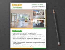 nazmulhasan18님에 의한 Create a Flyer For Hercules Concrete Floors을(를) 위한 #18