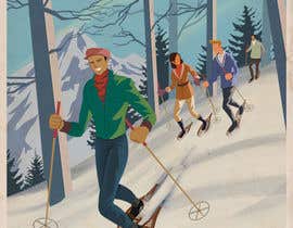 #23 para Vintage Ski Poster por rivaro
