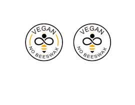 #304 pёr Create a simple vegan happy bee logo nga jones23logo