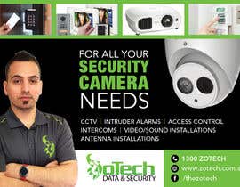 #4 for Create half page ad for magazine - CCTV/ALARM business - WILL CHOOSE TONIGHT by rajaitoya