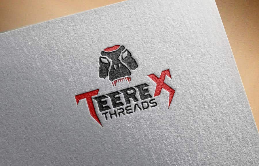 Contest Entry #102 for                                                 TeeRex Threads - Logo Design - Low Poly Art
                                            