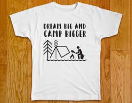 #68 pёr T Shirt Design for Adventure Camping Company nga mahabub14