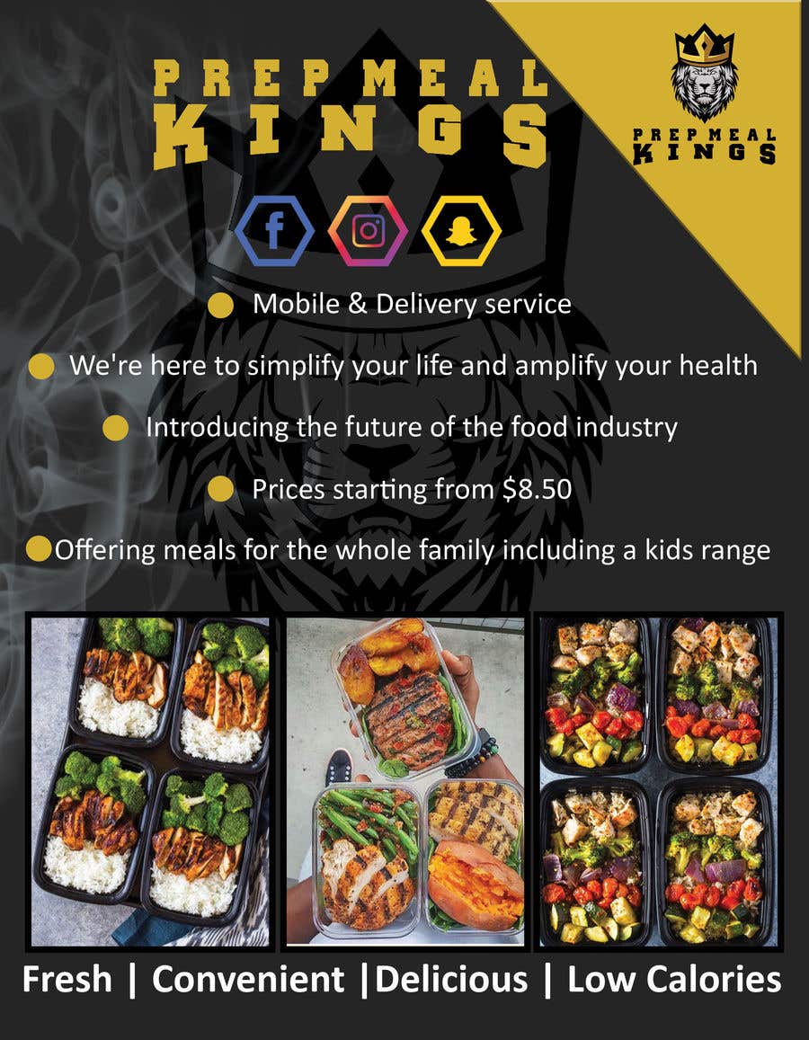 Contest Entry #19 for                                                 Prep Meals Flyer
                                            