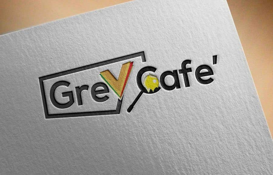 Konkurrenceindlæg #13 for                                                 Logo design Its called Grey Cafe’. It will be selling snacks, sandwiches and sliders. The interior is concrete simple modern design. 
The logo should not be circle as I am restricted to have 4mx1.4m signboard.
                                            