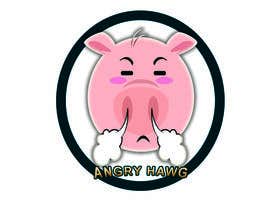 #3 für I need a caricature of an angry hog with tusks and smoke coming out of his snout von akmalhossen
