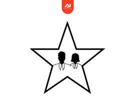 #53 para Create simple logo of man &amp; woman inside star por Ajdesigner010