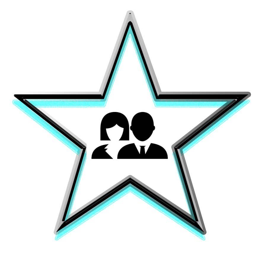 Συμμετοχή Διαγωνισμού #13 για                                                 Create simple logo of man & woman inside star
                                            