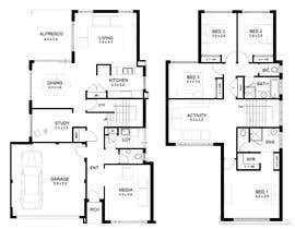 #4 for Make a Floor Plan of a House (Ground Floor and First Floor) by zaidbutt46