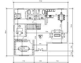 #6 dla Make a Floor Plan of a House (Ground Floor and First Floor) przez Ab0mar