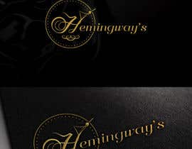 #197 for Logo for a Classic Cocktail Bar and restaurant &quot;Hemingway&#039;s&quot; by fourtunedesign