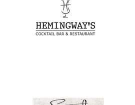 #111 para Logo for a Classic Cocktail Bar and restaurant &quot;Hemingway&#039;s&quot; de jeankiandrz