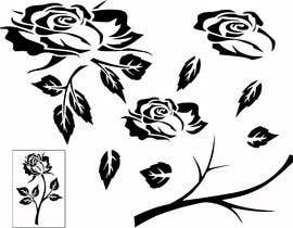 #7 for Layered bw vector flowers by suhailrausseo