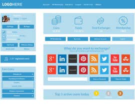 #21 untuk Design a Website Mockup for a social website oleh admerre