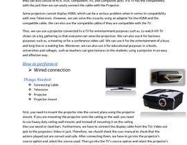 #9 para Write an article titled &quot;How To Play A TV Through A Projector&quot; por Gamer120