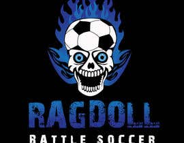 #24 untuk Badass soccerskull with logo text: ragdoll battle soccer. oleh flyhy