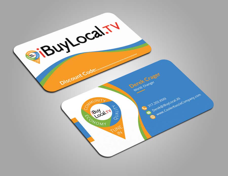 Contest Entry #104 for                                                 Business Card: Effective, Clean. 2 side: Logo provided
                                            