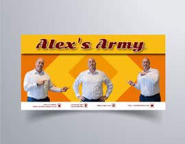 #22 para Design a Facebook Group Cover Photo for Alex&#039;s Army de RABIN52