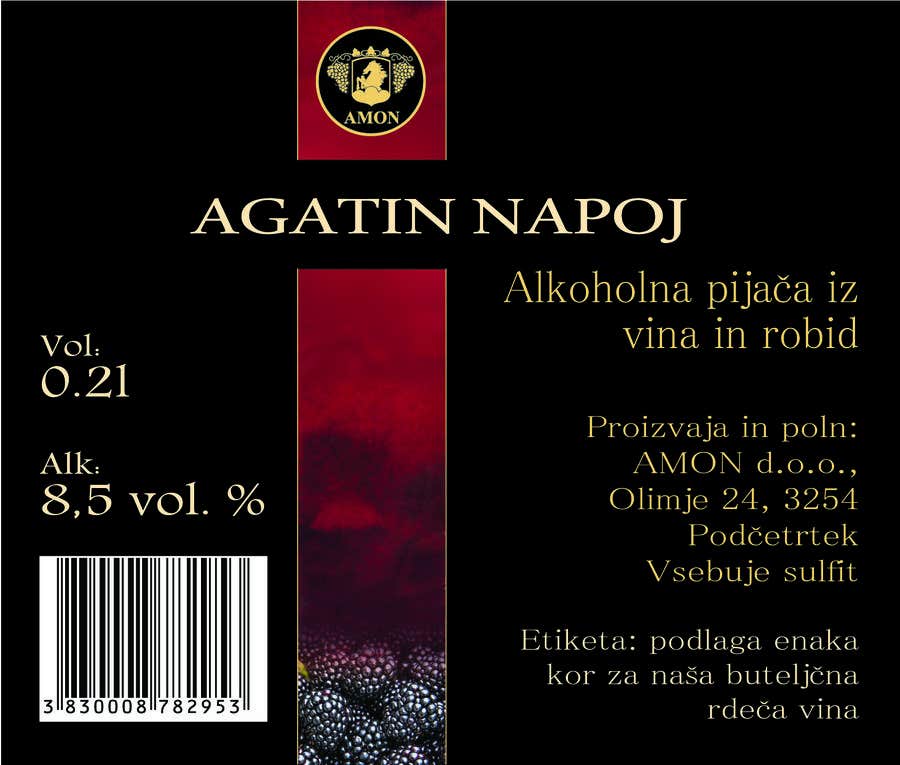 Kandidatura #46për                                                 Design a label for Blackberry wine
                                            